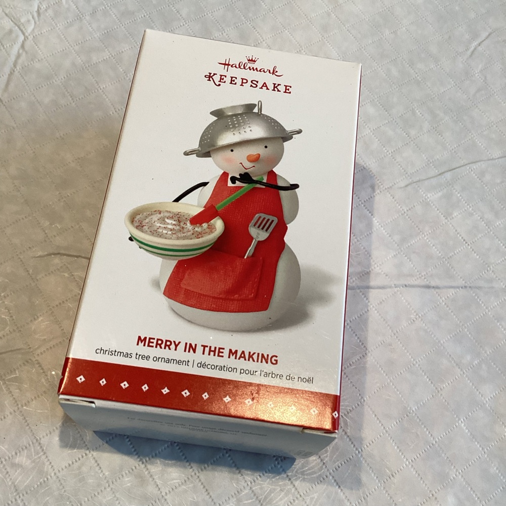 Hallmark Keepsake Ornament Cooking Snowman 'Merry in the Making' Limited Edition